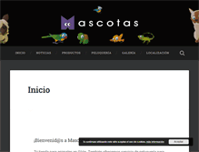 Tablet Screenshot of mascotasgijon.com
